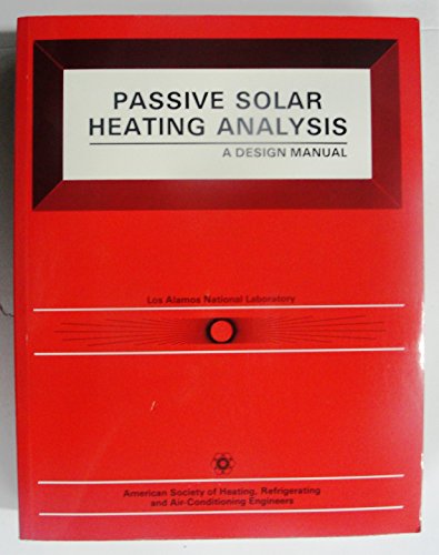 Passive Solar Heating Analysis Design Manual (